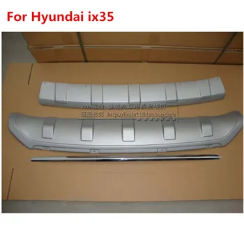 Passer til Hyundai ix35 Forreste&Bageste Kofanger Beskytter Vindueskarme Aluminium legering Eksterne Bil Tilbehør 3PCS/SÆT