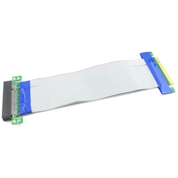 PCI-E Hurtig 8X Riser Card Extender Udvidelse Fleksibel Ledning fladkabel Stik Adapter