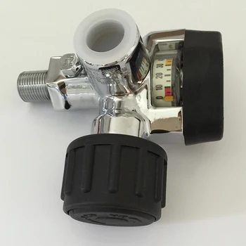 Pcp paintball refill paintball tank ventil/gas cylinder sort ventil/co2 tank ventil
