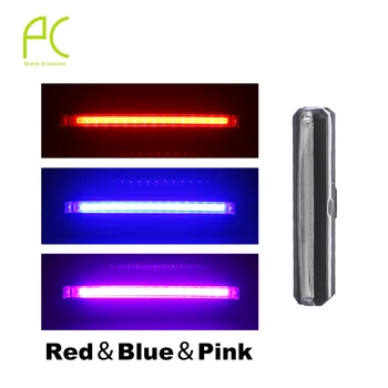 PCycling Super Lyse Vandtæt USB-Genopladelige Cykel Hale Bag Sikkerhed Advarsel Lys 3 Modes 5 farver Bycicle Tilbehør
