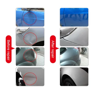 PDR Værktøj Paintless Dent Removal Bil Dent Auto Reparation Værktøj Sæt Dent Aftrækker Slide Hammer Lim Faner Sugekopper Til Buler +Gave