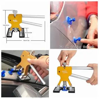PDR Værktøj Til bilsættet Instrumenter Bil Body Repair Kit Dent Aftrækker Fjernelse Dent Løfter Værktøj Sæt sugekop Til Bilen Buler