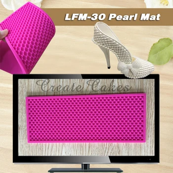Pearl Mat 250x100mm,Kage Blonder Mould Fondant Silikone Forme Til Kage Udsmykning,Silikone Kage Udsmykning Forme, LFM-30