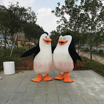 Penguins of Madagascar Penguin Maskot Kostume til cosplay Fancy Kjole voksen størrelse