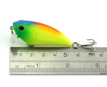 Pesca Kunstige Plastik VIB Fiskeri Lokker Vibe Rasle Kroge Crankbaits Vibrationer fiskegrej 5,5 cm 6,6 g (VI008)