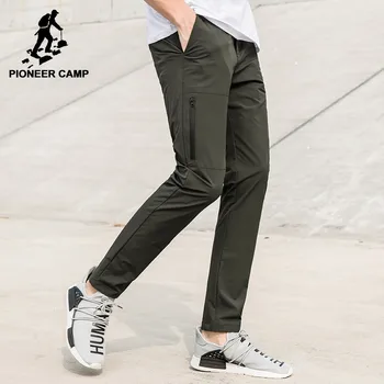 Pioneer Camp Nye hurtigtørrende bukser mænd brand-tøj vandtæt stretch bukser mandlige kvalitet dark blue army grøn AXX705098