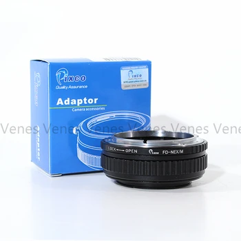 Pixco Justerbar Makro til at Infinity-Lens Adapter Passer Til Canon FD-Objektiv til Sony E-Mount NEX-Kamera