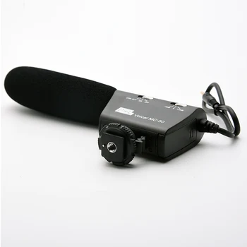 Pixel mikrofon oprettet Voical MC-50 DSLR Kamera, der er Monteret Shotgun mikrofon oprettet til Canon Nikon Sony Blackmagic