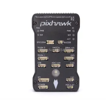 Pixhawk PX4 PIX 2.4.8 32 Bit Flight Controller+433/915 Telemetri+M8N GPS+Minim OSD+PM+sikkerhedsafbryder+Buzzer+RGB+PPM+I2C+16G SD