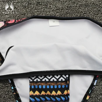 PLAVKY 2018 Sexet Bandage Aztec Biquini String Strappy badetøj badetøj Badetøj Badetøj Badetøj Kvinder Brasiliansk Bikini