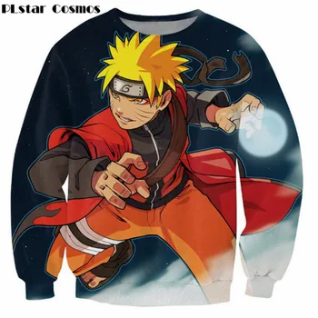PLstar Kosmos Anime Naruto sasuke udskrive 3d-sweatshirt mænd kvinder unisex hættetrøjer harajuku Jumpere størrelse S-5XL Drop Shipping