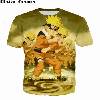 PLstar Kosmos Klassiske Animationsfilm ET STYKKE Naruto Mænd Kvinder 3D Printet T-Shirt Børn af 90'erne tshirt Tøj Hipster Streetwear toppe