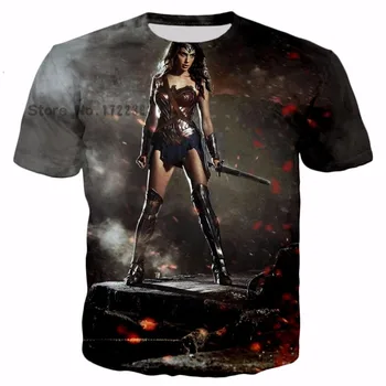 PLstar Kosmos Kvinder/Mænd Superhelte Film Wonder Woman T-shirts 3d Printet T-shirt Diana, Prins Tee shirt Unisex Sommer Toppe