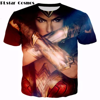 PLstar Kosmos Kvinder/Mænd Superhelte Film Wonder Woman T-shirts 3d Printet T-shirt Diana, Prins Tee shirt Unisex Sommer Toppe