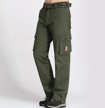 Plus Størrelse Cargo Bukser Mandlige Casual Multi Pocket-bukser, bukser til Mænd, Fuld Længde Mænds Joggere Army Style Vinter Bukser Mand Mk76121