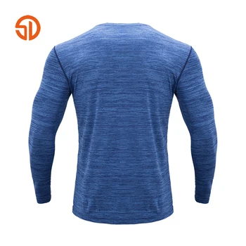 Plus Størrelse XXXXXL T-Shirt Mænd Mode Fitnes Tøj Lange Ærmer t-shirt Mandlige Solid Farve hurtigtørrende T-shirt til Mænd M-5XL
