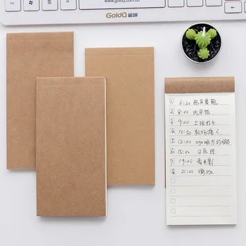 Pocket Kraftpapir Memo Pad, Notepad Papirvarer Scrapbooking Memo Noter Til At Gøre Listen Rive Tjekliste Note Pad