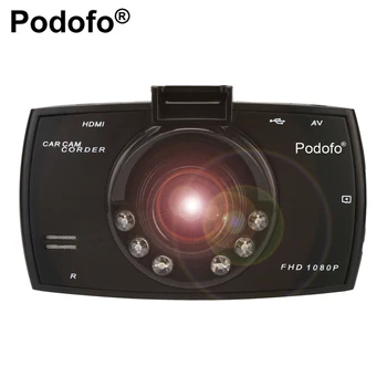 Podofo Bil Kamera G30 Full HD 1080P Bil DVR Optager, Motion Detection Night Vision G-Sensor Registrator Loop Optagelse Dashcam