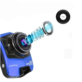 Podofo Mini Bil DVR Podofo A1 Full HD 1080P Night Vision Køretøj Bil Kamera Dvr Optager Video Registrator Max Carcam Dash Cam