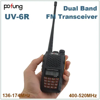 Pofung Baofeng UV-6R UV6R Dual Band-VHF-UHF-136-174MHz & 400-520MHz To-Vejs Radio UV-6R Vandtæt VHF-Radio FM-Walkie Talkie