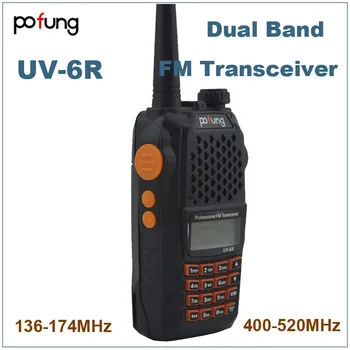 Pofung Baofeng UV-6R UV6R Dual Band-VHF-UHF-136-174MHz & 400-520MHz To-Vejs Radio UV-6R Vandtæt VHF-Radio FM-Walkie Talkie