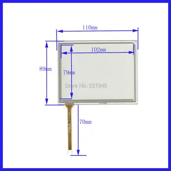 POST 4 tommer 4-wire resistiv Touch-Panel SYTP001 110*89 kompatibel Navigator TOUCH SCREEN 110mm*89mm GLAS LCD-skærm