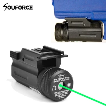 Power Grøn Laser Prik Syn Kollimator QD 20mm Jernbane Mount til Hardball Pistol og Riffel Glock 17 19 22