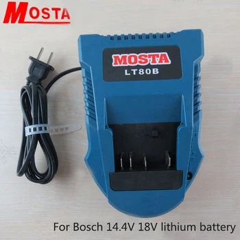 Power Tool Batteri Opladere til Bosch 14,4 V 18V lithium batteri, LT80B HL1440A HL1400B HL1800A HL1800B osv.