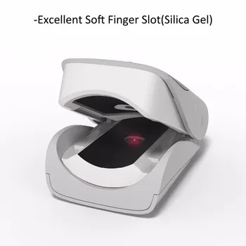 PRCMISEMED Husstand Sundhed Skærme Pulse Oximeters Finger Ilt Fingerspids Pulse Oximeter SPO2 Finger Oximetro CE -Grå