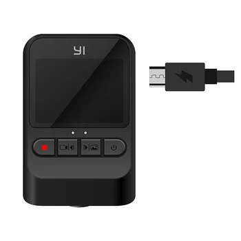 [Pre-Sale] YI Mini Dash Kamera Internationale Version 140 Ultra Vidvinkel linse, 1080p 30fps Diskret Design 2.0 LCD-Skærm