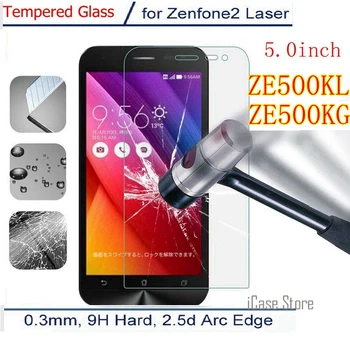 Premium Hærdet Glas Til ASUS_Z00ED Asus Zenfone 2 Laser ZE500KL ze500kg ze 500 kg kl Z00RD ME500KL Screen Protector Film Sag