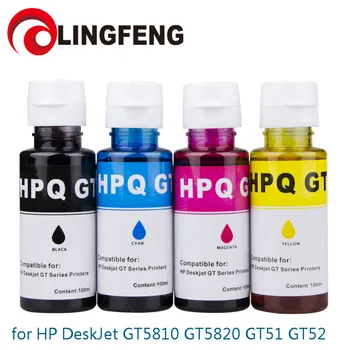 Printer blæk refill kit til HP DeskJet GT5810 GT5820 GT51 GT52 blæk kit