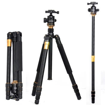 Pro Q999 SLR kamera stativ fotografering pakke q-999 tour portable digital stativ +kuglehoved Engros-gratis fragt