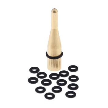 Professionel 1Pc Messing Dart Aluminium Aksel O-Ring Installer Dart Værktøjer Dart Tilbehør Med 100pcs Gummi O-Ring 2mmX4mm
