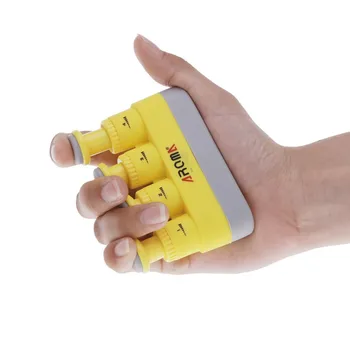 Professionel AROMA AHF-02 Finger Exerciser Medium Spænding Hånd Greb Træner Hand Exerciser musikinstrumenter