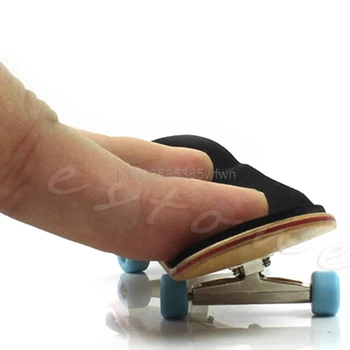 Professionel Type, Forsynet Med Hjul Skid Pad Ahorn Træ Finger Skateboard Legering Stent Forsynet Med Hjul Fingerboard Nyhed Legetøj