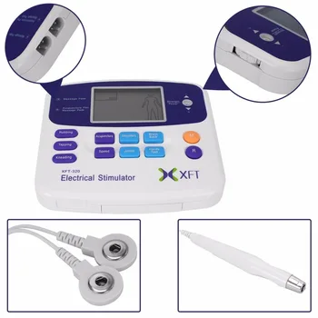Professionel XFT-320 Elektrisk Stimulator Massageapparat Dual Tens Maskine Digital Massage Organ Afslapning Verdensomspændende salg Nye Ankomst
