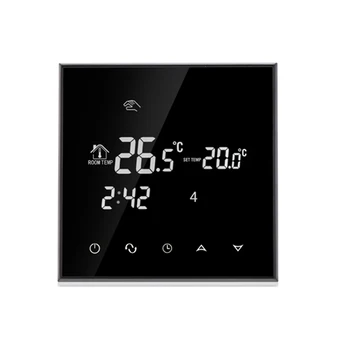 Programmerbare LCD-Touch Screen-Rummet gulvvarme termostat med Dobbelt sensor