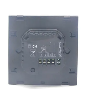 Programmerbare LCD-Touch Screen-Rummet gulvvarme termostat med Dobbelt sensor