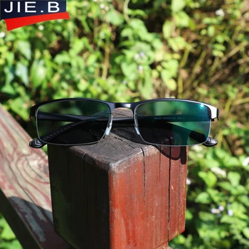 Progressiv Multifokal briller Overgang Solbriller Fotokromisk Læsning Briller Mænd Point for Læseren Nær Langt syn dioptri