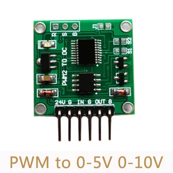 PWM til Spænding Modul 0-5V 0-10V pligt ratio linear konvertering sender Interne chip behandling af elektroniske Bord SC06