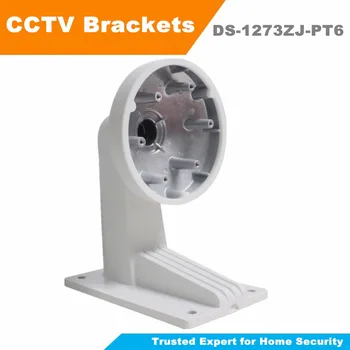 [ På Lager ] Original Hikvision vægbeslag DS-1273ZJ-PT6 Høj Kvalitet CCTV-Beslag til CCTV Kamera DS-2DE3304W-DE