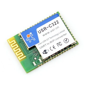 Q011 USR-C322a Industrielle Lavt Strømforbrug Seriel UART til Wifi Modul med TI Chip CC3200
