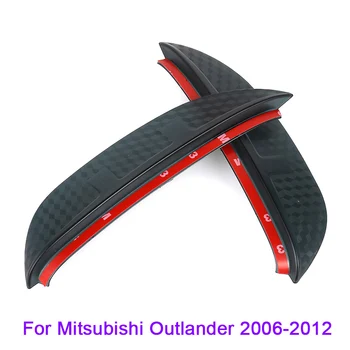 QCBXYYXH For Mitsubishi Outlander ASX Bil Styling Carbon bakspejlet Dekorative Regn Gear Tilbage Spejl Øjenbryn regnslag