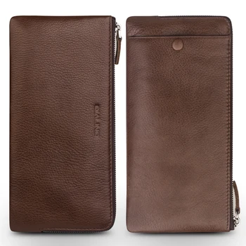 QIALINO 2016 Wallet taske til iphone 6s & 6s plus Håndlavet i Ægte Læder Cover til iPhone 6/6 plus slots for kort 4.7/5.5 tommer