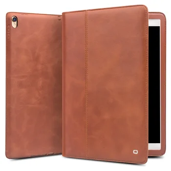 QIALINO Ægte Læder taske til iPad Pro 10.5 Mode Luksus Ultratynde Flip Stents Vækstdvale Stå Bag Cover-Kort Slot 10.5 tommer