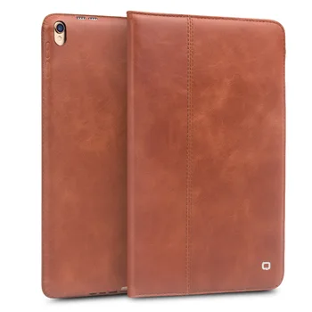 QIALINO Ægte Læder taske til iPad Pro 10.5 Mode Luksus Ultratynde Flip Stents Vækstdvale Stå Bag Cover-Kort Slot 10.5 tommer