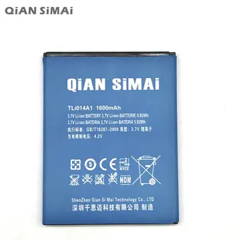 QiAN SiMAi 1600mAh Li-ion TLI014A1 Batteri Til Alcatel one touch Fire 4012 4012A 4012X Pixi 3 4.5