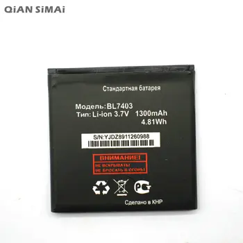 QiAN SiMAi 1stk høj kvalitet BL7403 3,7 v 1300mAh Batteri Til FLY BL7403 Mobiltelefon ping+Tracking Kode