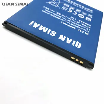 QiAN SiMAi 2800mAh Batteri Til Lenovo A6000 LeMeng K3 K30-T K30-W lenovo K3 A3860 A3580 A3900 K30-E-telefonen BL242